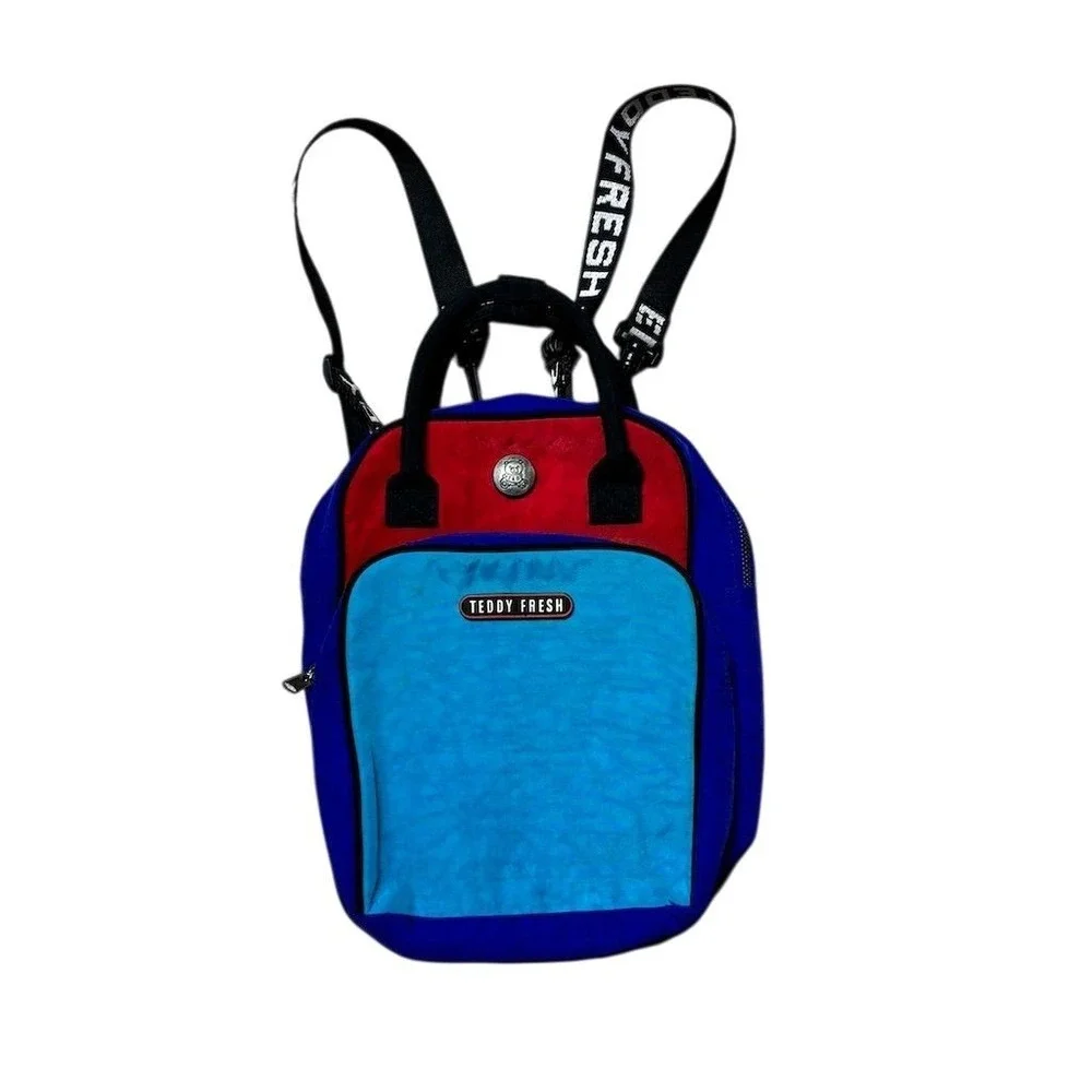 Teddy Fresh Kids Multicolor‎ Colorblock Backpack Medium Size